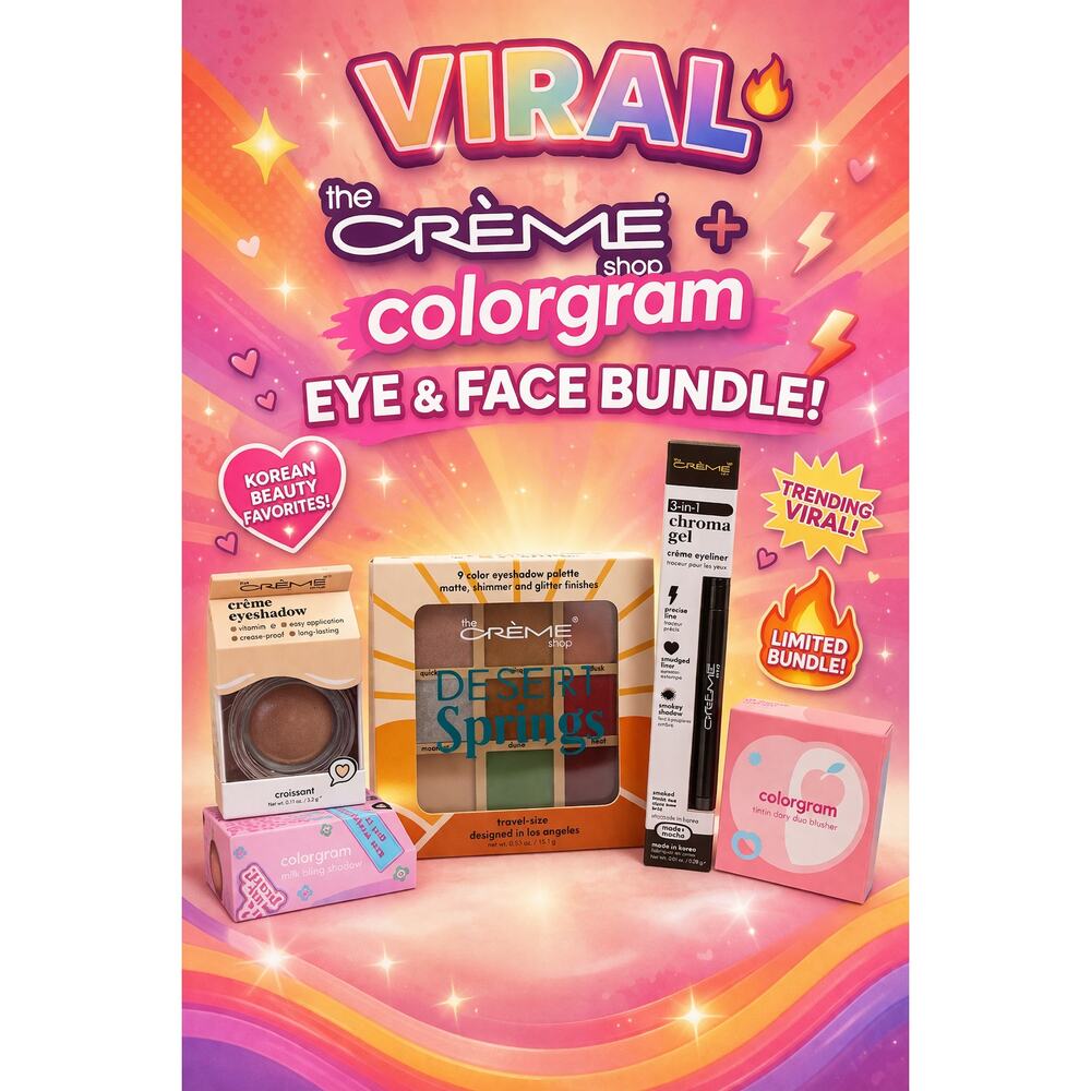 #57-58 $65 Retail Viral Creme Shop + Cologram Eye and Face Bundle!
